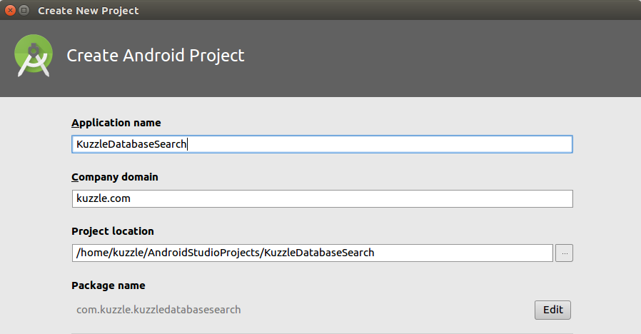 create android project